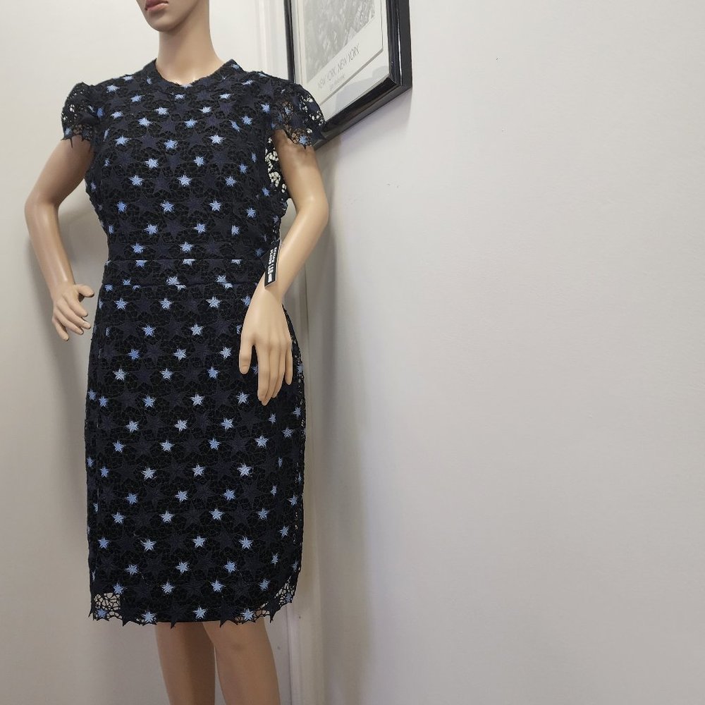 Lord & Taylor/Design Lab, intricately crafted, special occasion cap-sleeve dress